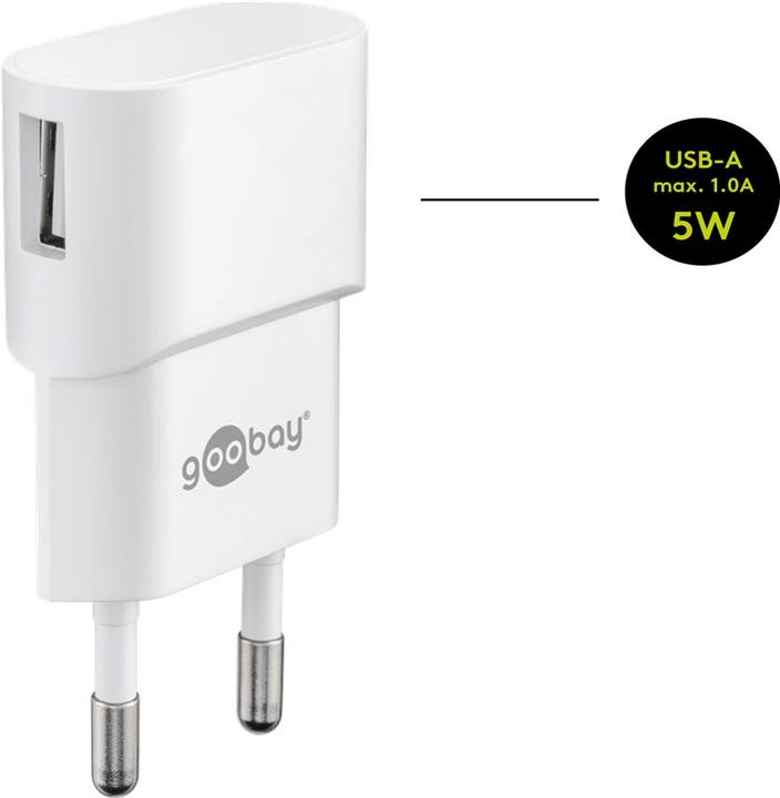 Produktbild Goobay USB-A Ladegerät mit USB Micro Kabel (5 W)