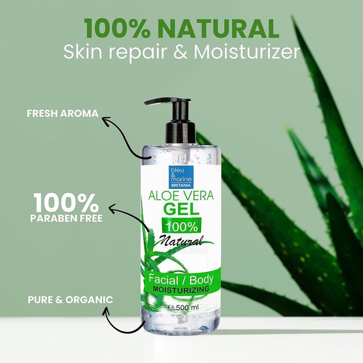 Image du produit Bleu & Marine Bretania Natürliches Aloe Vera Gel (Gel pour le corps, 1000 ml)