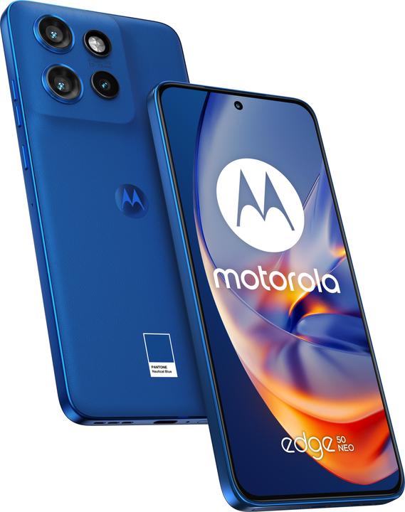 Moto Edge 50 Neo (256 GB, Nautical Blue, 6.40", SIM + eSIM, 50 Mpx, 5G)