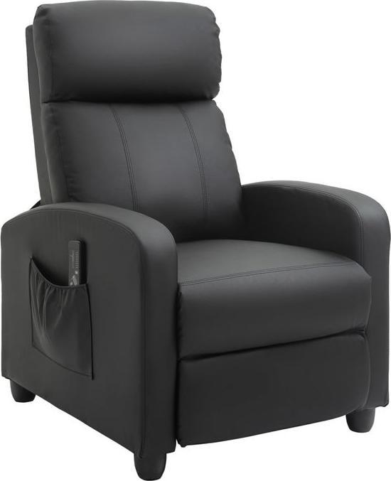 Immagine prodotto Swisshandel24 Poltrona massaggiante Poltrona relax Poltrona TV Poltrona reclinabile con schienale a 2 punti di