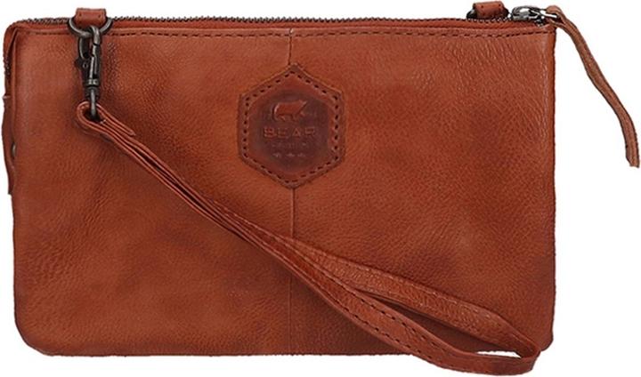 Bear Rock Calisto Pelle Pochette Schoudertas Cognac