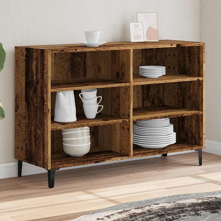 Image du produit vidaXL Sideboard Altholz-Optik 103,5x35x70 cm Holzwerkstoff (103,5 x 35 x 70 cm)
