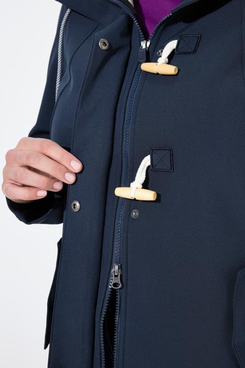 Produktbild Ulla Popken HYPRAR Softshelljacke, wasserabweisend, Knebelknöpfe (62)