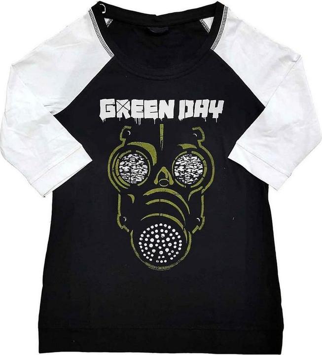 Produktbild Green Day Green Mask TShirt Raglanärmel (XXL)
