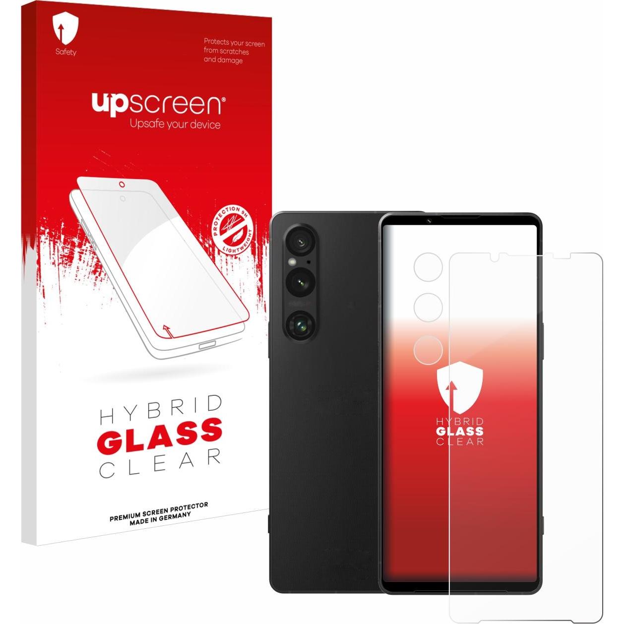 Thumbnail - upscreen Scratch Shield Panzerglasfolie (1 Stück, Sony Xperia 1 V), Smartphone Schutzfolie, Transparent