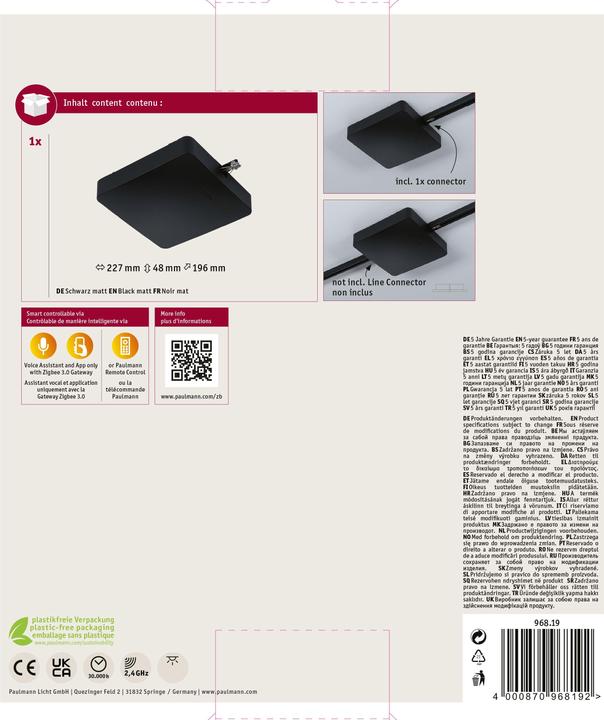 Image du produit Paulmann Alimentation URail Zigbee