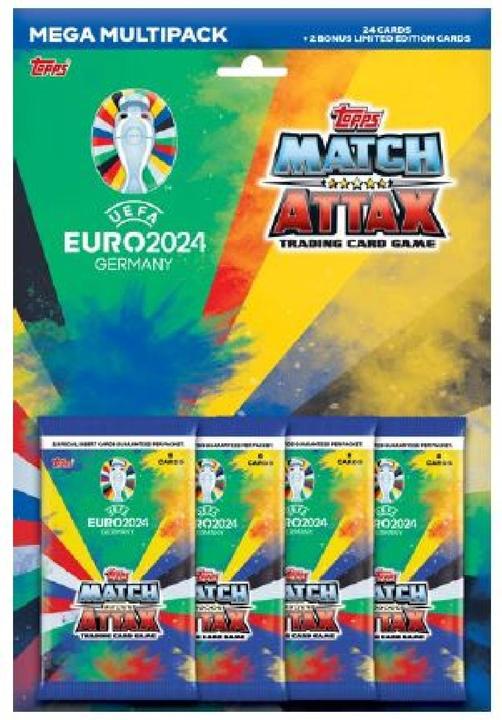 Topps Euro 2024 mega multipack (German, English, French, Italian, Swiss German, Booster Pack)