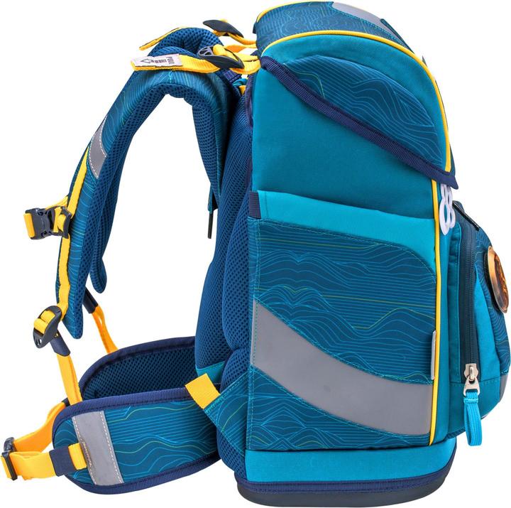 Immagine prodotto Belmil Smarty ergonomisches Schulranzenset 5tlg. "Waves Orang (20 l)