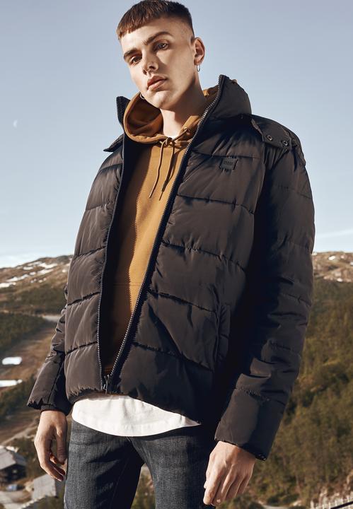 Immagine prodotto Urban Classics Giacca Puffer con cappuccio (5XL)