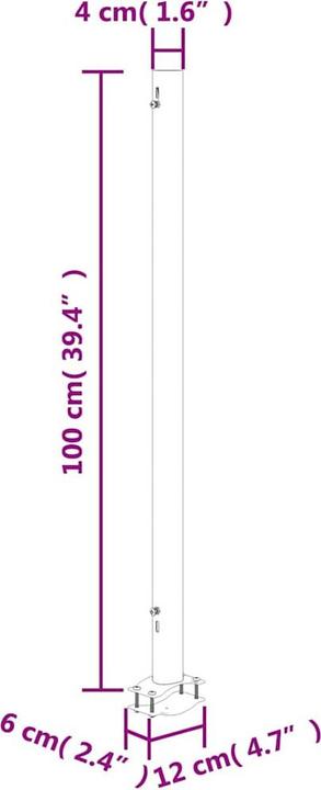 Image du produit vidaXL Auvent (3 m)