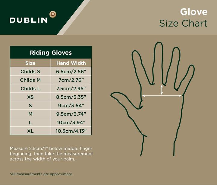 Immagine prodotto Dublin Guanti da equitazione con gel Coolit e chiusura in velcro (XL)
