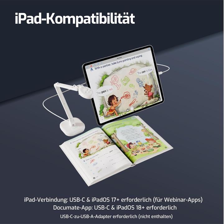 Image du produit Inswan INS-2 Dokumentenkamera mit Autofokus (4K)