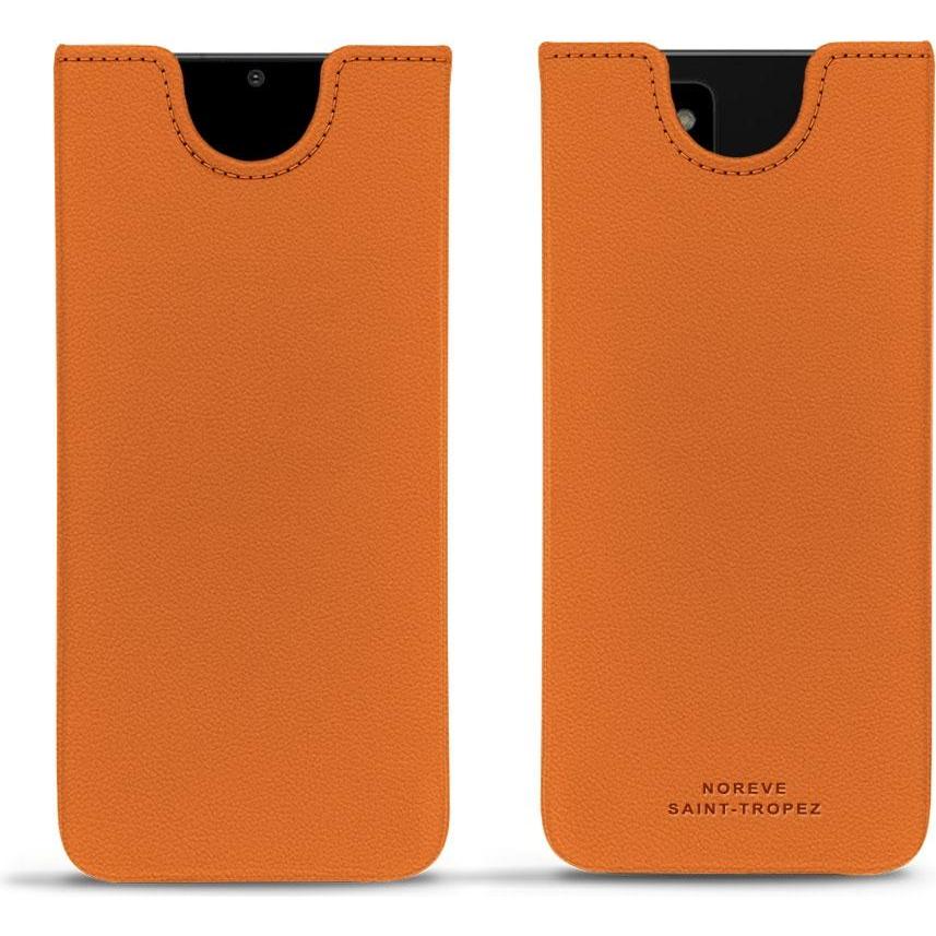 Noreve Lederschutzhülle (Samsung Galaxy Note 20 Ultra), Smartphone Hülle, Orange