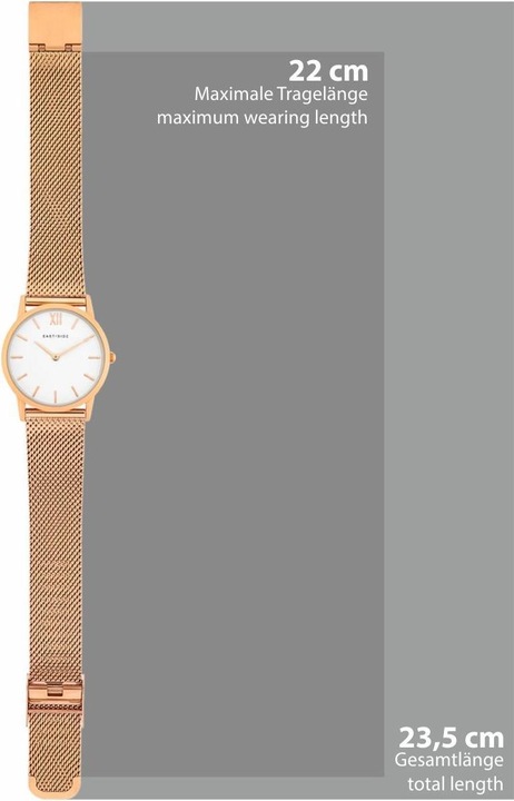 Actual product image Eastside Ladies quartz watch Upper Union stainless steel rose gold - 9770 (Analogue wristwatch, 33 mm)