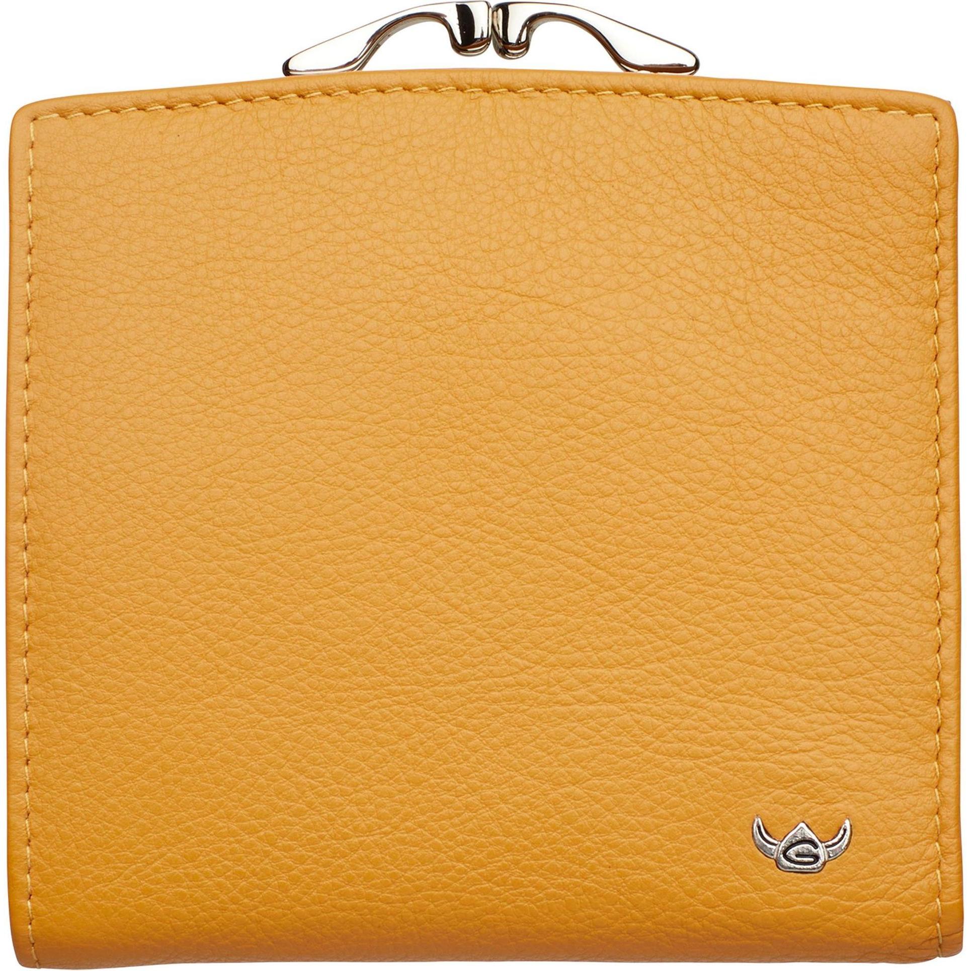 Golden Head, Damen, Portemonnaie, Madrid Geldbörse RFID Leder 10 cm, Gelb