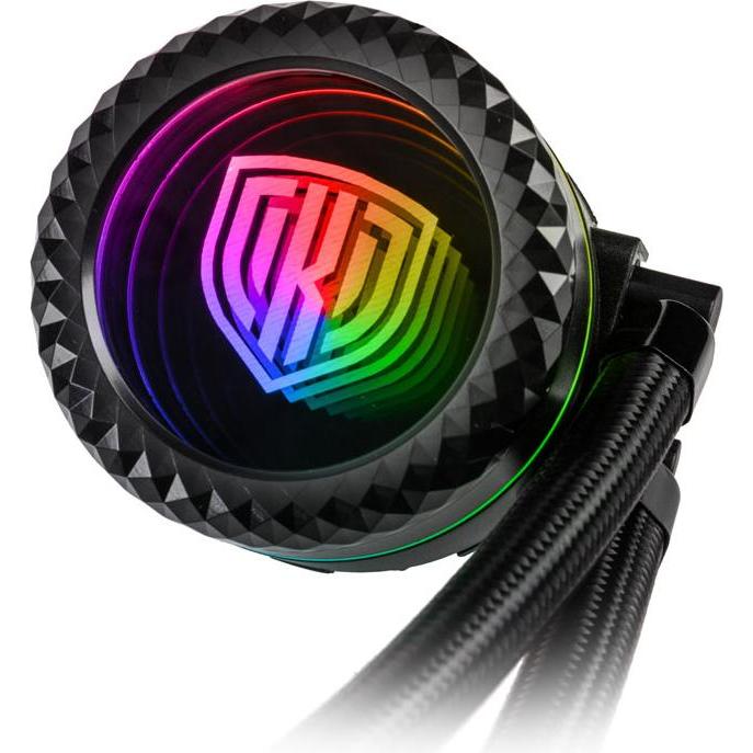 Thumbnail - Kolink Umbra Void 360 AIO Performance ARGB CPU Komplett-Wasserkühlung, CPU Wasserkühler, Schwarz