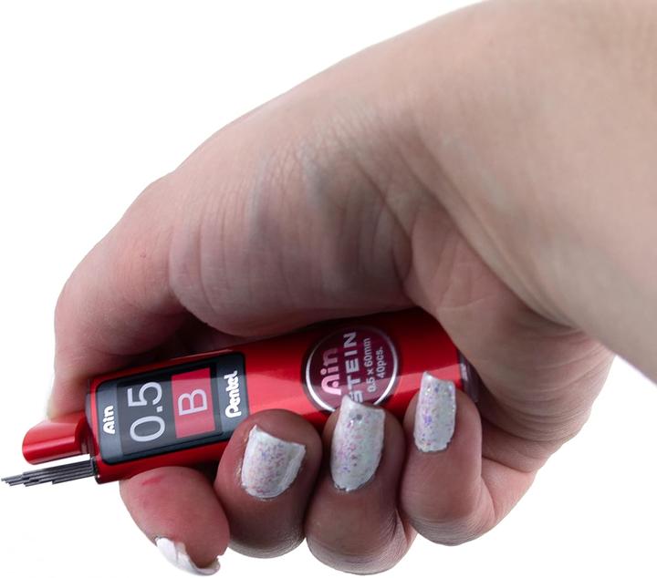 Image du produit Pentel C275 Feinminen-Set, Härtegrad B (12 Dosen á 40 Minen) (12 pcs, 0.50 mm, B)