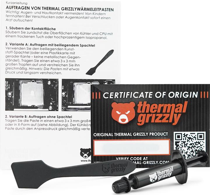 Immagine prodotto Thermal Grizzly Kryonaut (12.50 W/m K, 1 g)