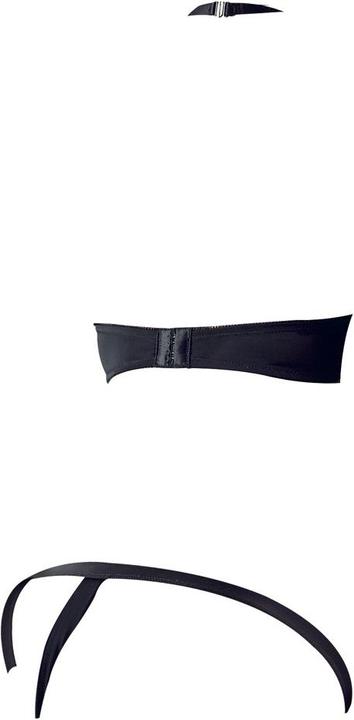 Actual product image Cottelli Collection Halterneck bra set crotchless (L, 85 B)