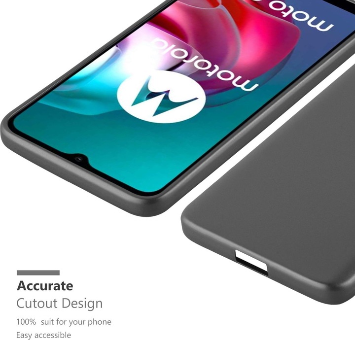 Produktbild Cadorabo TPU Matt Metallic Hülle (Motorola Moto G10, Motorola Moto G30)