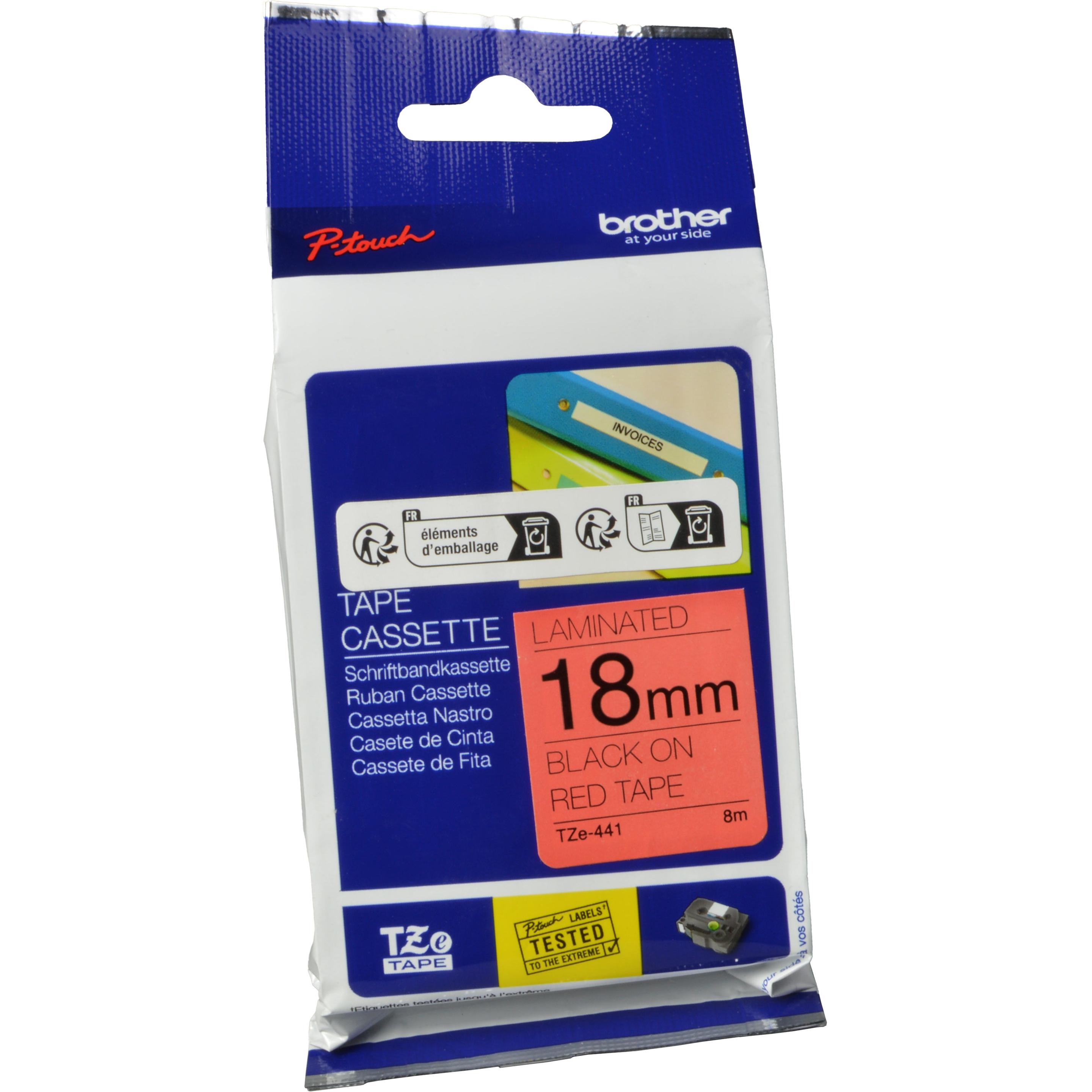 Brother, Beschriftungsband, P-Touch (1.80 cm, Grau)