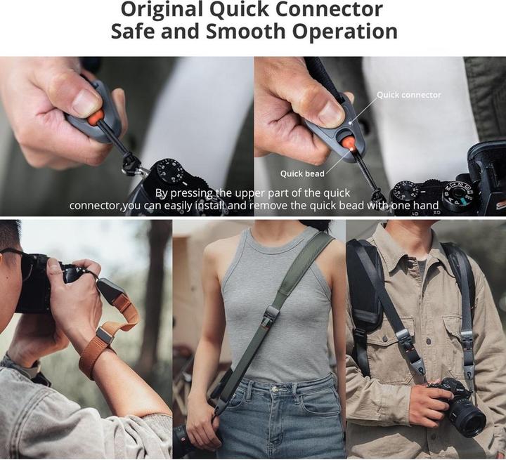 Actual product image Pgytech Camera Shoulder Strap(Night Black) (Shoulder strap)