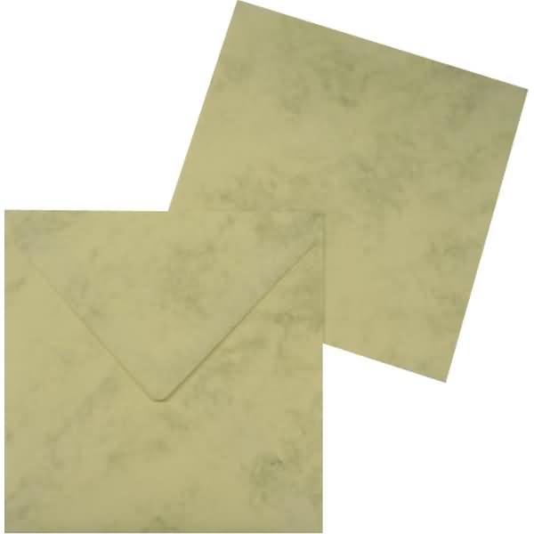 Blanke, Briefumschlag, Briefumschläge 125x140mm 100g/qm gummiert VE=100 Stück chamois marmora (100 x)