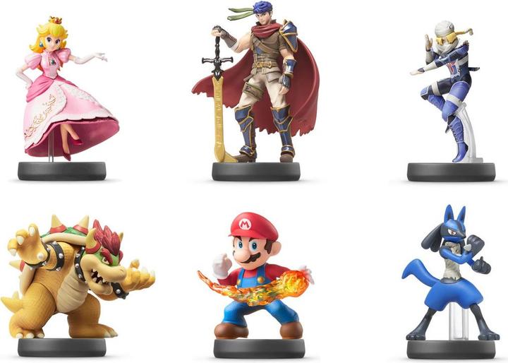 Produktbild Nintendo Set mit 6 versch. Amiibo-Figuren