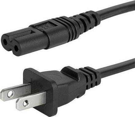 Image du produit Schurter IEC C7 Socket to Type A US Plug Plug Power Cord, 2m (2 m)