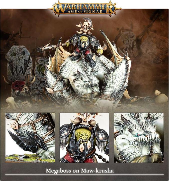 Produktbild Games Workshop Warhammer AoS - Ironjawz Megaboss sur Maw-krusha