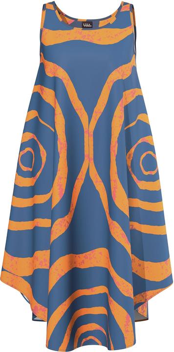Produktbild Ulla Popken Midikleid, Kreise, A-Linie, Rundhals, ärmellos (54)