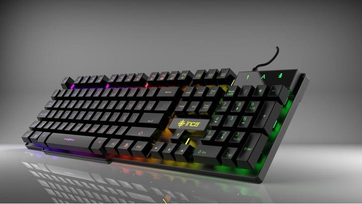 Produktbild Inca Rainbow Effect Mechanical Feel Gaming Keyboard (Deutschland, Kabelgebunden)