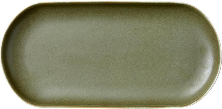 Studio Round Servierplatte North 2 Stück, Dunkelgrün matt