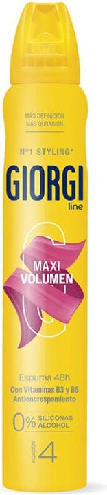 Image du produit Giorgi Line MAXI-VOLUME espuma fijadora nº4 250 ml (250 ml, Poudre de volume)