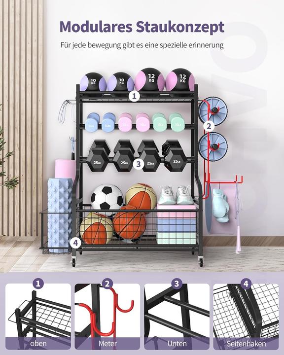 Actual product image Zachvo Multifunktionaler Hantelständer für Home Gym