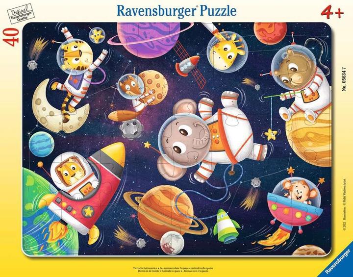 Ravensburger Dieren Astronauten 40p (40 onderdelen)