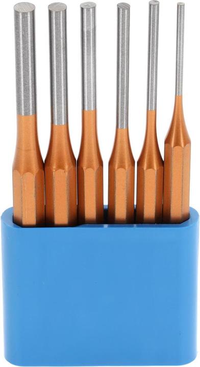 Produktbild Gedore Splinttreiber-Satz inkl. PVC-Halter, 6-teilig, Stahl/Lackierung, Silber/Kupfer