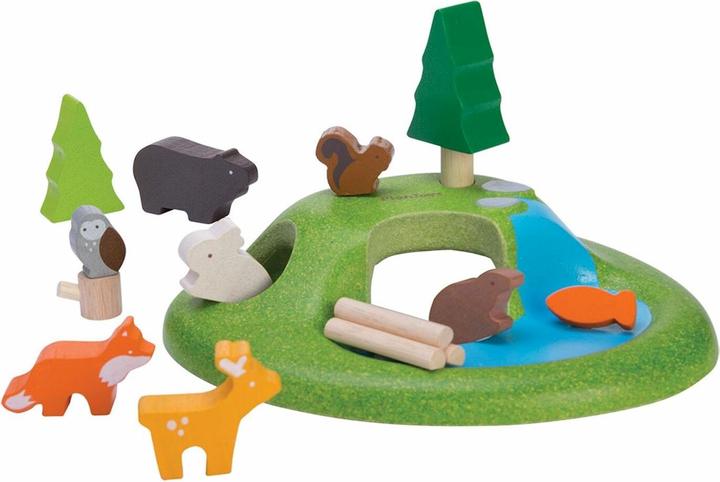 Produktbild Plantoys PlanWorld Tierset, Tiere im Wald