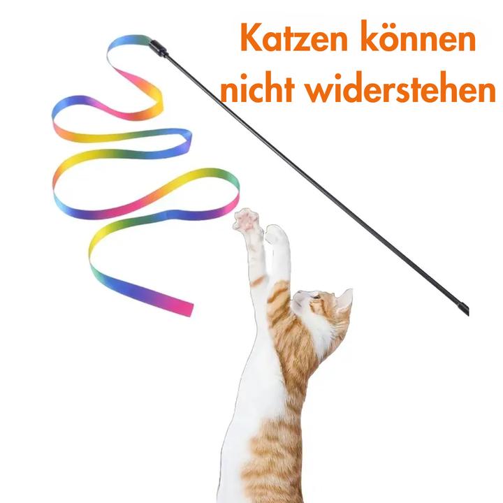 Produktbild Suba Katzen-Zauberstab Regenbogenspielzeug (Spielangel Katze)