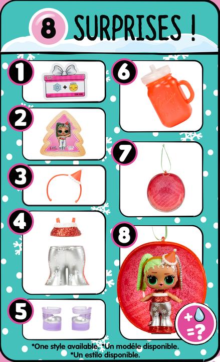 Image du produit Ses L.O.L SURPRISE poupée Holiday, 10 cm