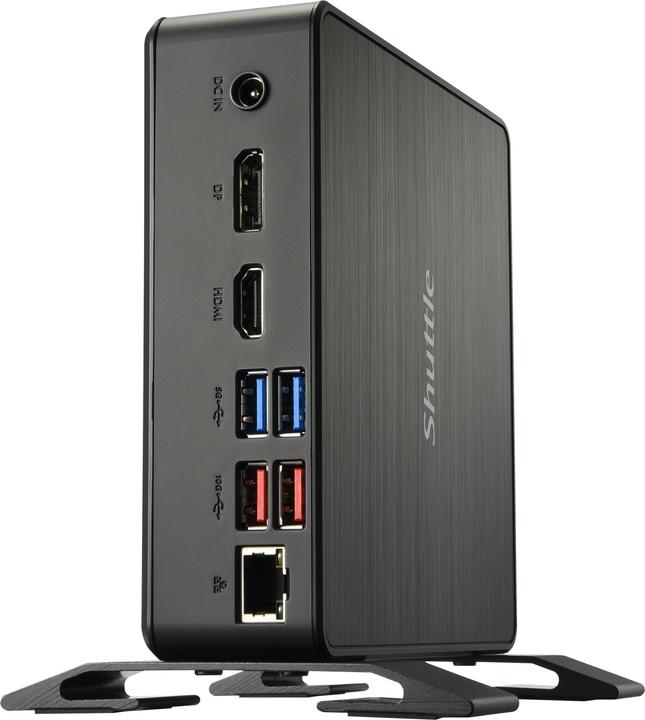Produktbild Shuttle XPC Nano PC NC40U7, Intel Core i7-1255U, 1x HDMI, 1x DP,1xUSB-C/DP, 6x USB3.2, 1x 2.5" (Intel Core i7-1255U)