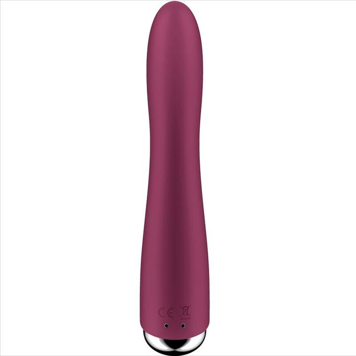 Actual product image Satisfyer Spinning Vibe 1 G-Spot Rotator Vibrator Red