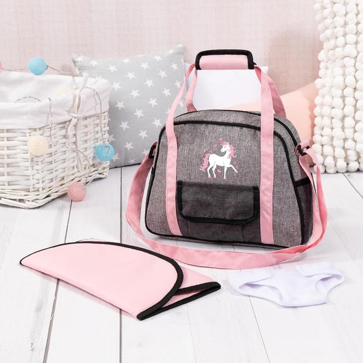 Produktbild Bayer nursery bag grey with unicorn (69033AB)