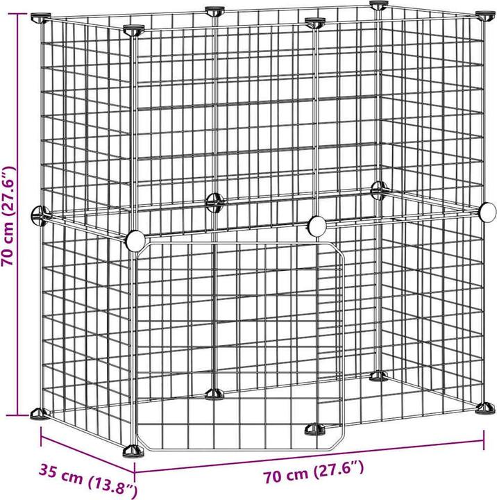 Produktbild vidaXL Haustierkäfig