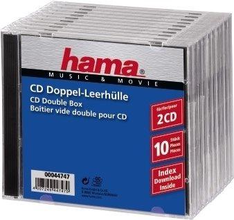 Productafbeelding Hama CD Double Box 10 Jewel Case