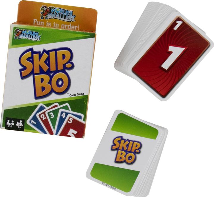 Actual product image Worlds Smallest Skip-bo (German, Multilingual, 2 - 6 Players)