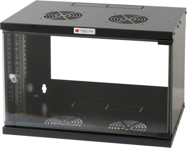 Produktbild Techly I-CASE EL-1006B45 Rack 6U Wandmontiertes Regal (6 HE, 19 Zoll Rack)
