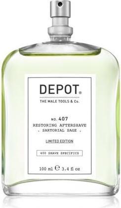 Image du produit Depot N° 407 Après-rasage réparateur Sartorial Sage 100 ml (Lotion après-rasage, 100 ml)