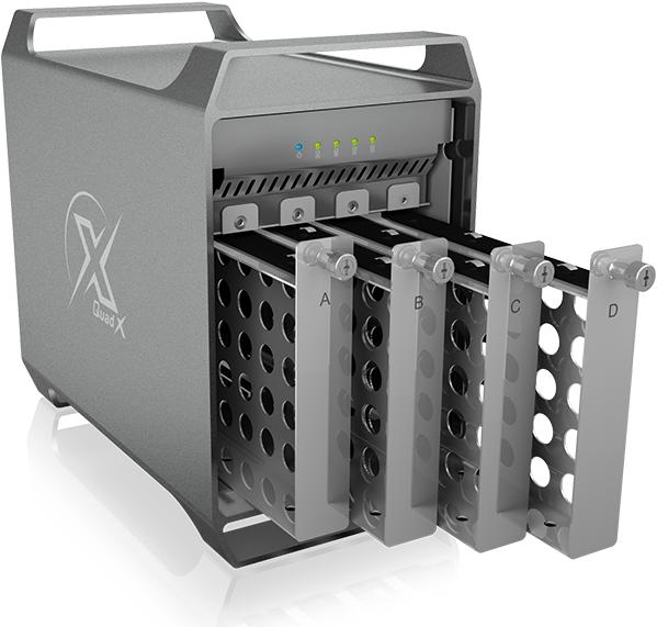 Produktbild Akitio Thunder3 Quad X (2.5", 3.5")