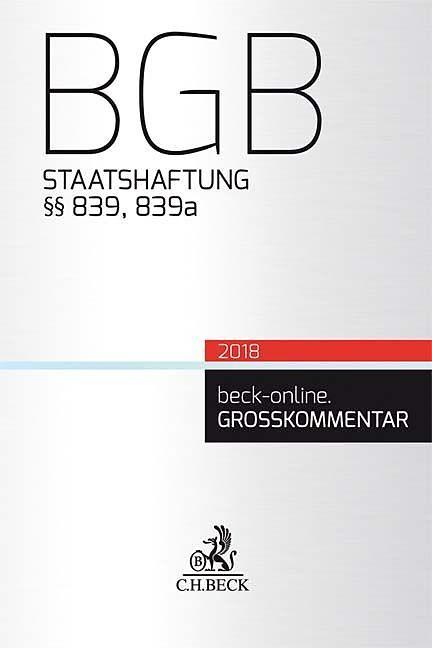 Produktbild BECK Staatshaftung (Deutsch, 2018)